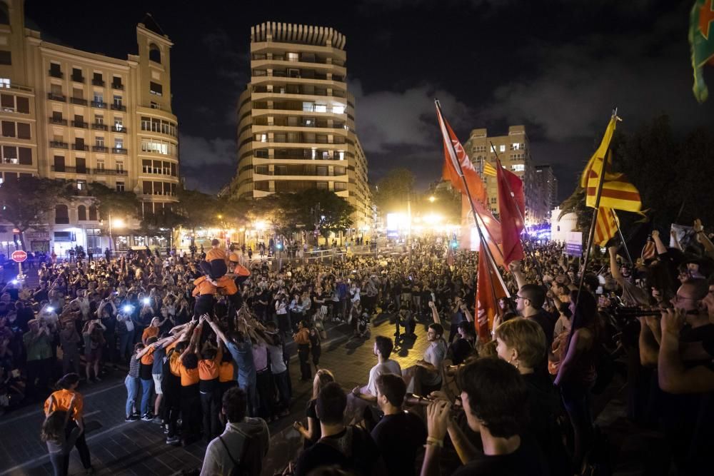 Manifestación 9 d'Octubre Valencia: tensión y altercados