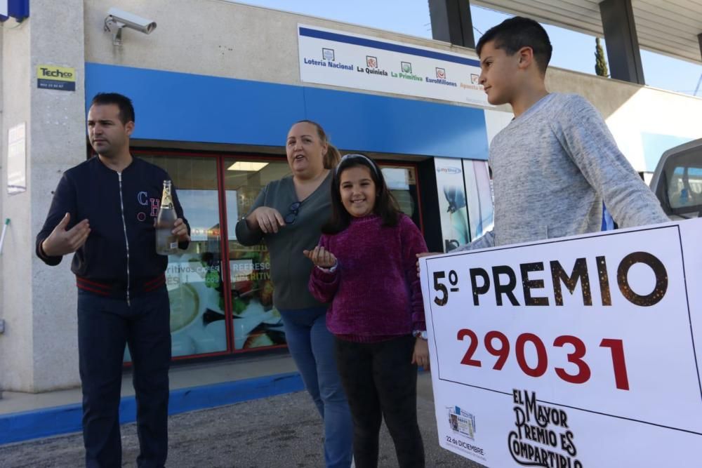 La gasolinera Tamoil en Rincón ha vendido 51 décimos del quinto premio 29031