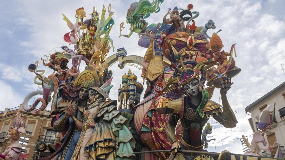 Convento Jerusalén-Matemático Marzal, la falla ganadora en la Sección Especial en 2025.