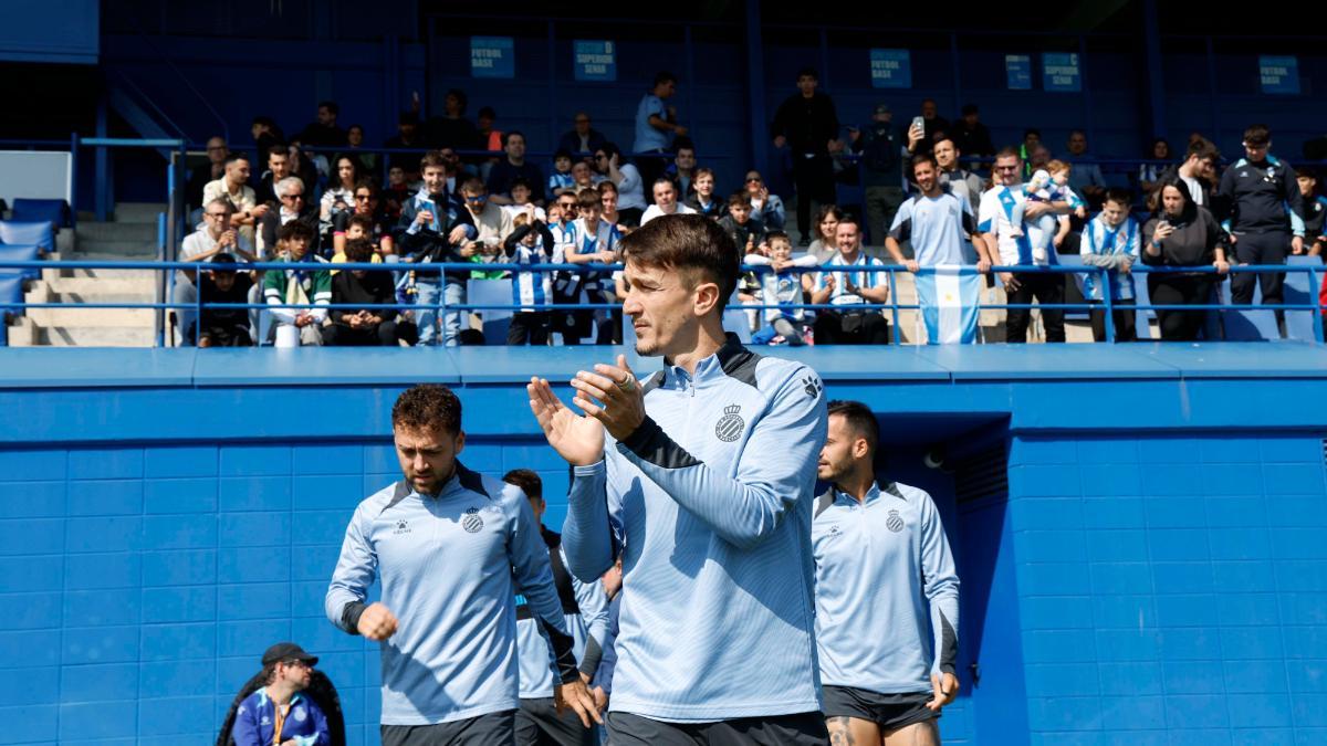Éxito total en el entrenamiento a puerta abierta del Espanyol