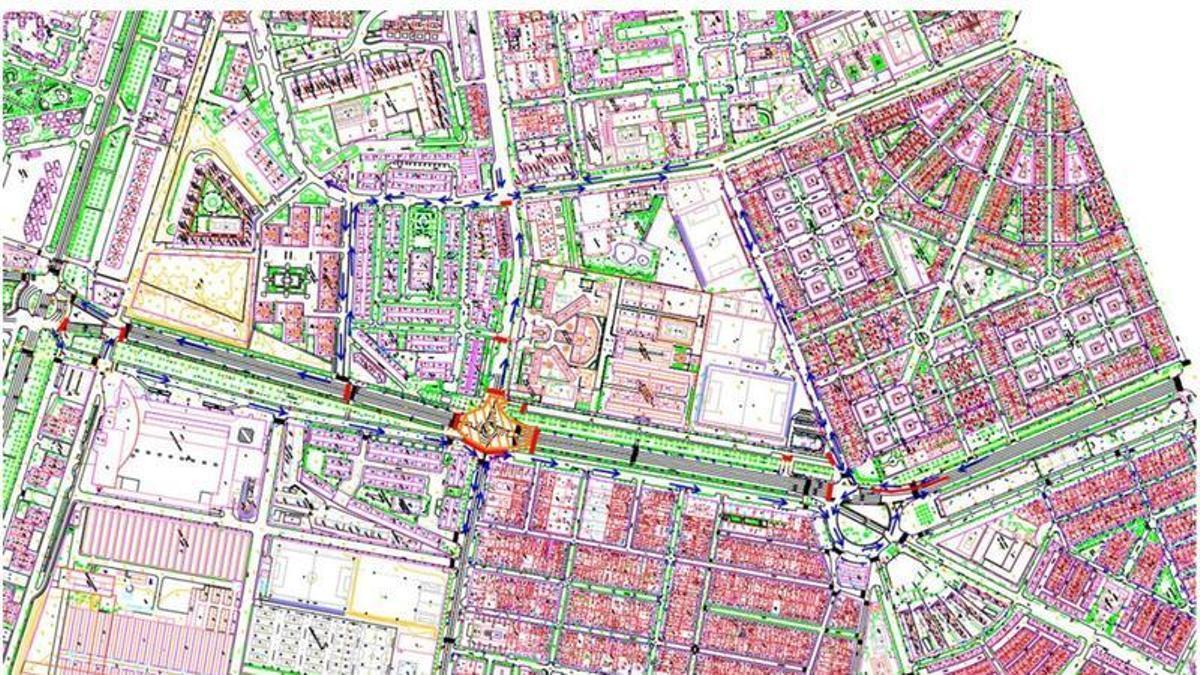 Plano de zona de actuación.