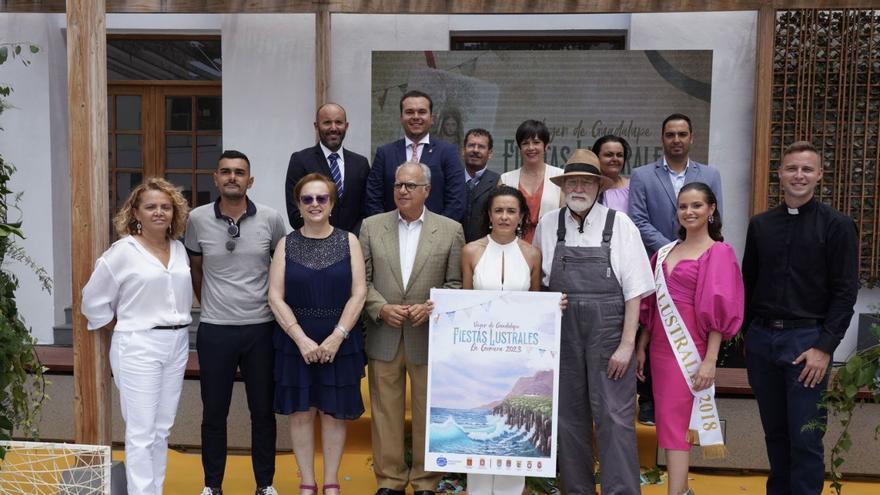 La ermita y Puntallana, motivos del cartel de las Fiestas Lustrales de La Gomera