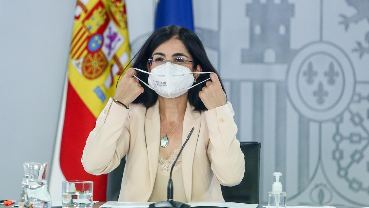 La ministra de Sanidad, Carolina Darias.