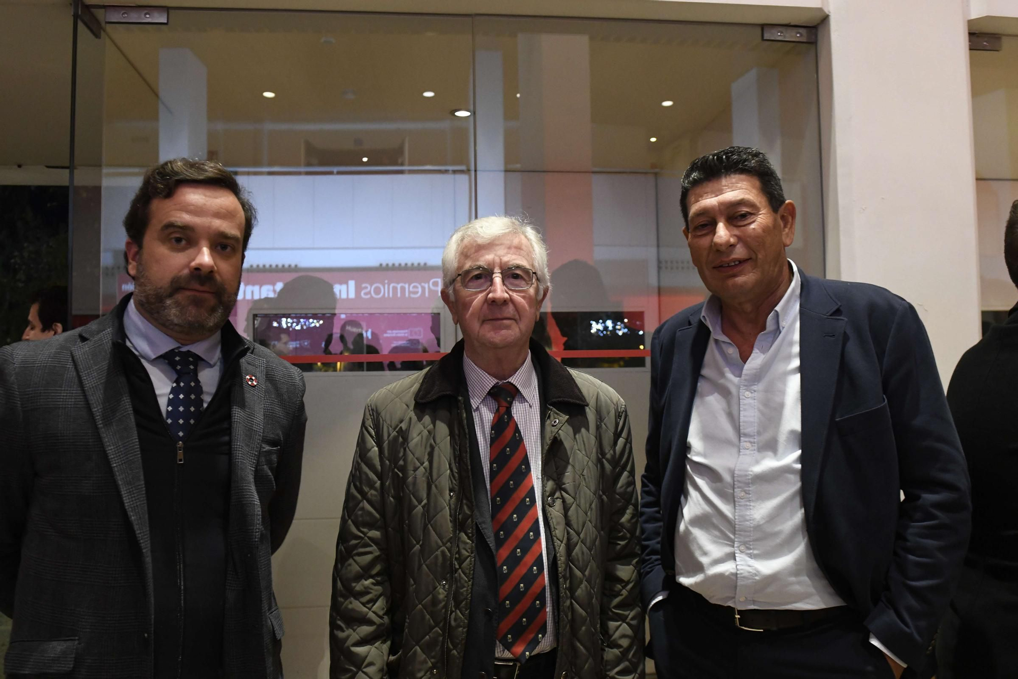 Juan José López y Enrique Pérez (ediles de MC Cartagena) y Manuel Martínez, presidente de la CRCC