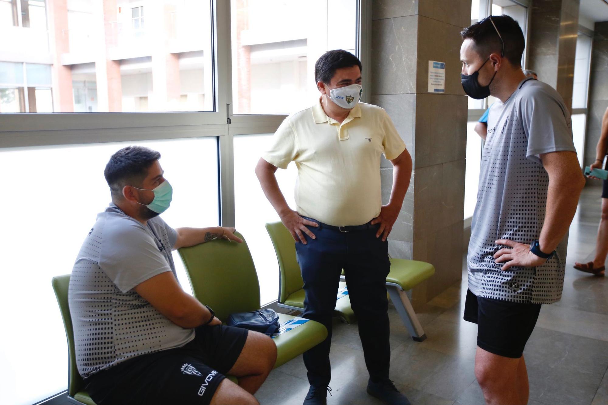 Las imágenes de los reconocimientos médicos del Córdoba Futsal