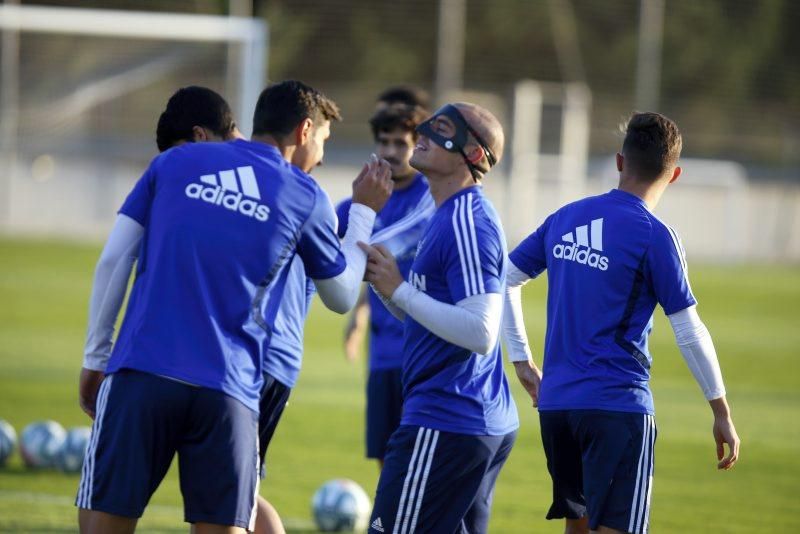 Entrenamiento del Real Zaragoza del 29 de octubre