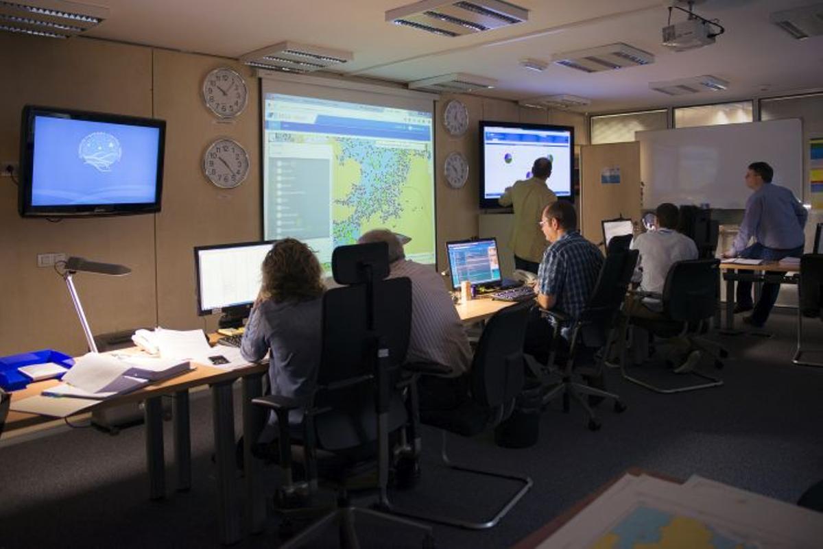 Una de las salas de operaciones de la EFCA