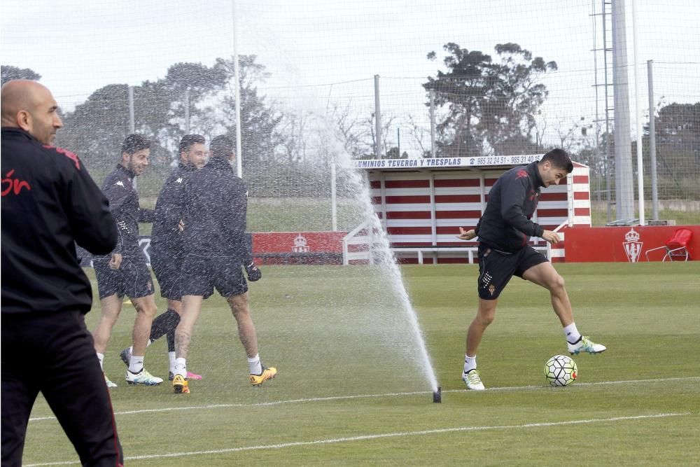 Entenamiento del Sporting