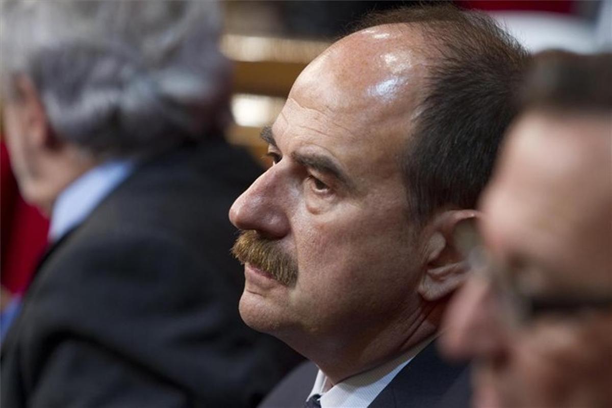 L’exalcalde de Lloret, Xavier Crespo, en una sessió del Parlament. L’exalcalde de Lloret, Xavier Crespo, en una sessió del Parlament.