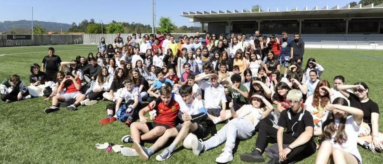 La jornada organizada por Agareso reunió en Silleda a más de 100 alumnos de distintos centros de Galicia.   | // BERNABÉ-JAVIER LALÍN