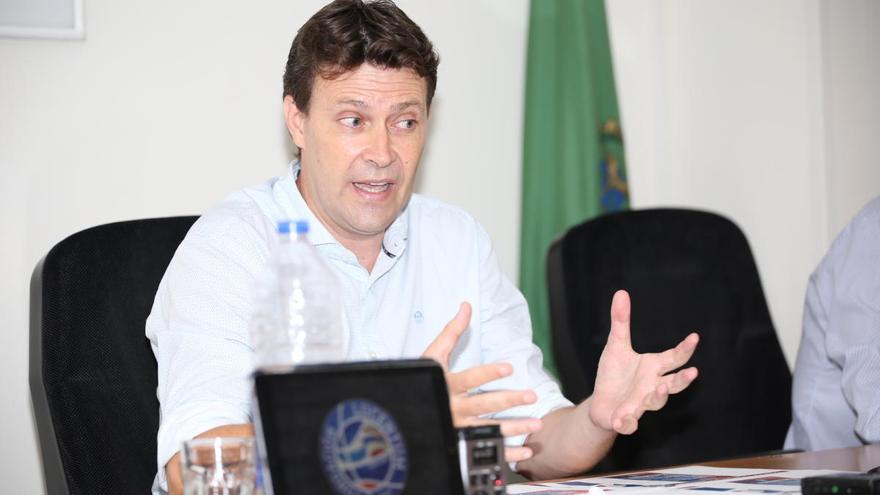 Toni Gallego, presidente del Lucentum, en la presentación de la campaña de abonos.