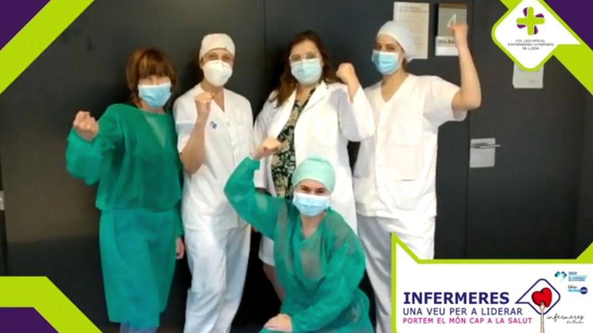 'Som infermeres, som poderoses', el lema del Col·legi Oficial d'Infermeres i Infermers de Lleida con motivo del 12 de mayo