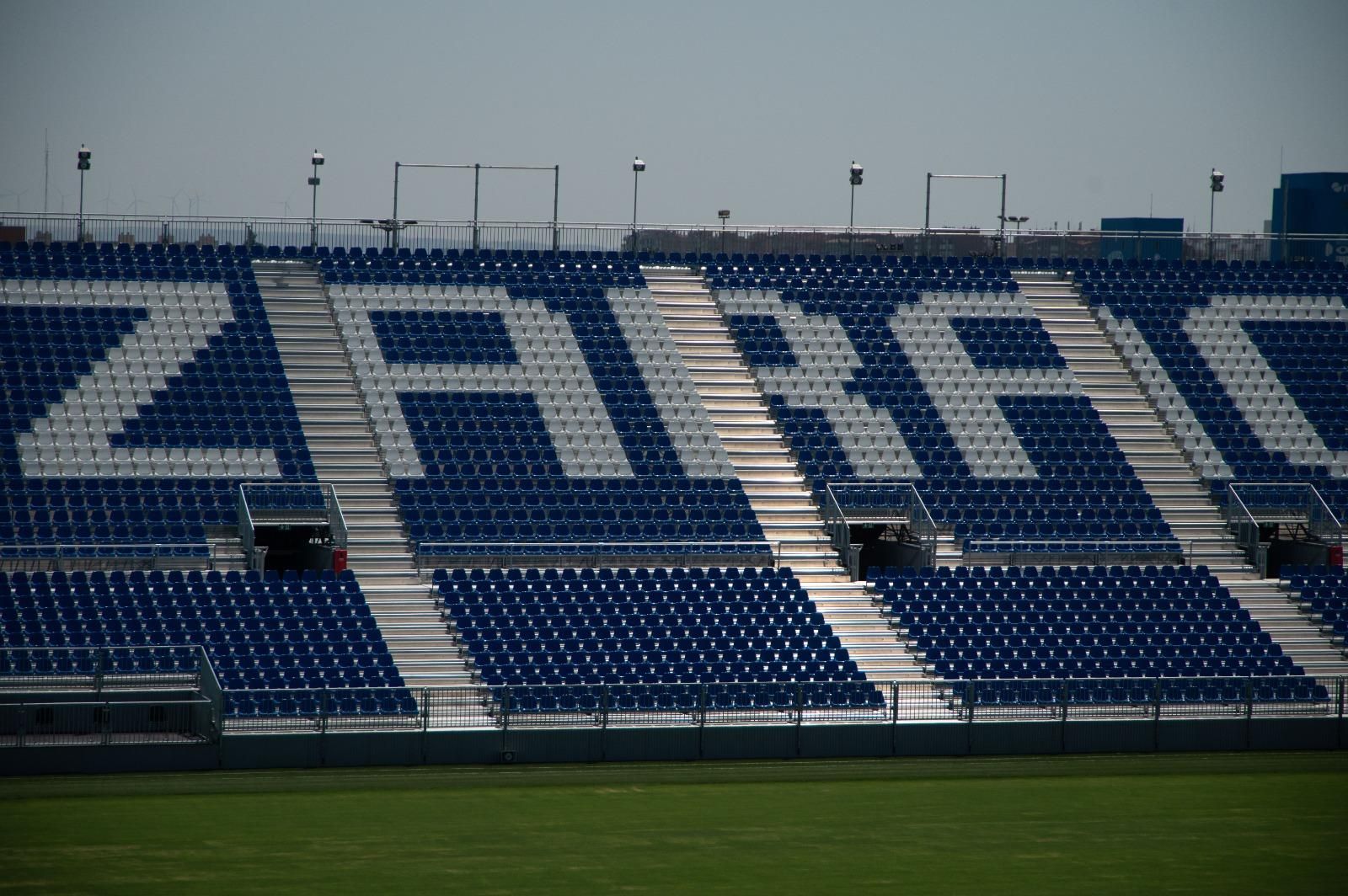 En imágenes | Así está el Ibercaja Estadio a pocos días de su inauguración en un amistoso