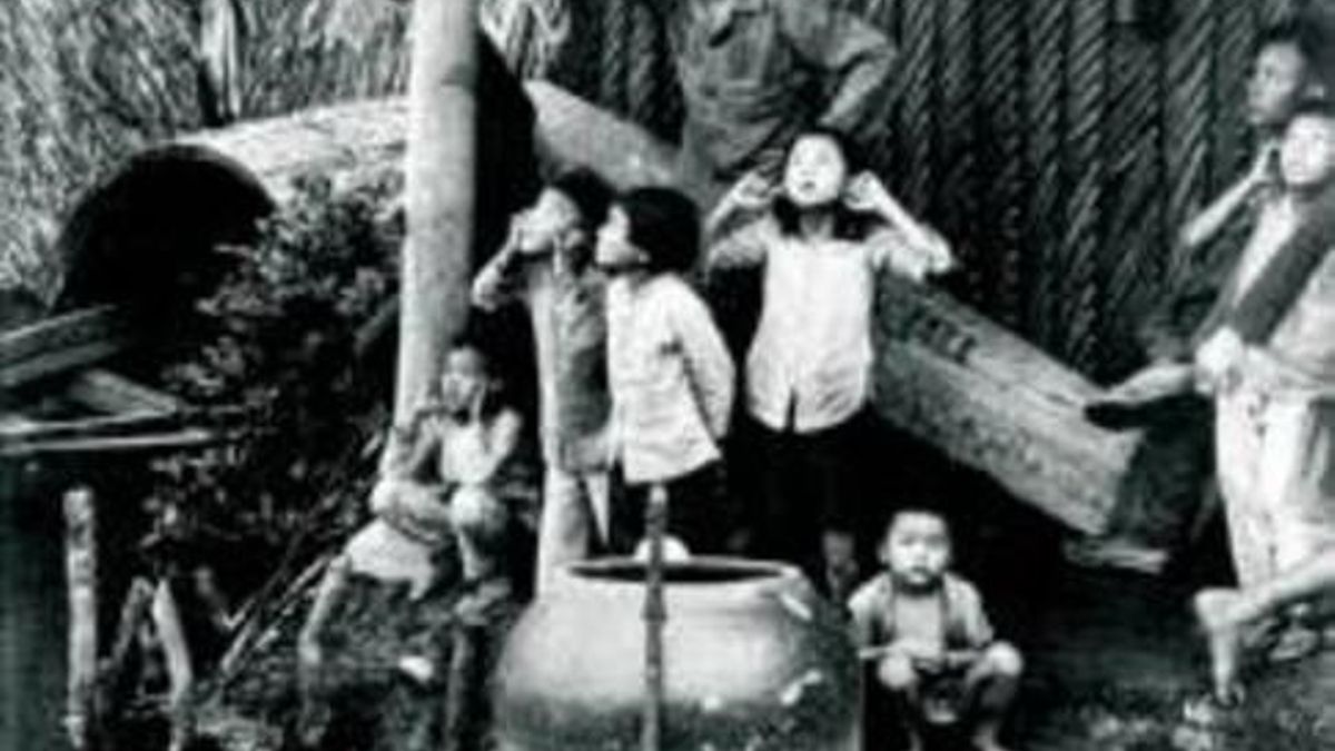 Una aldea de Vietnam del Sur en 1966.