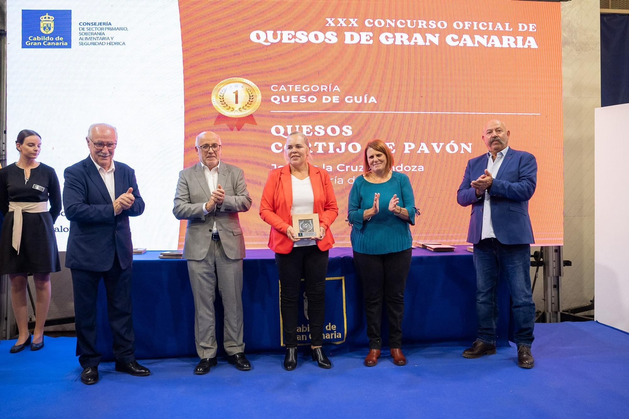 Entrega de premios de los concursos oficiales de queso y vino de 2023