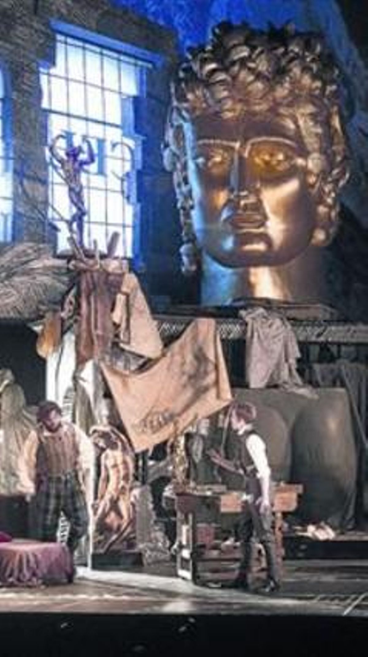 El caòtic taller de Cellini, en el muntatge de Terry Gilliam.
