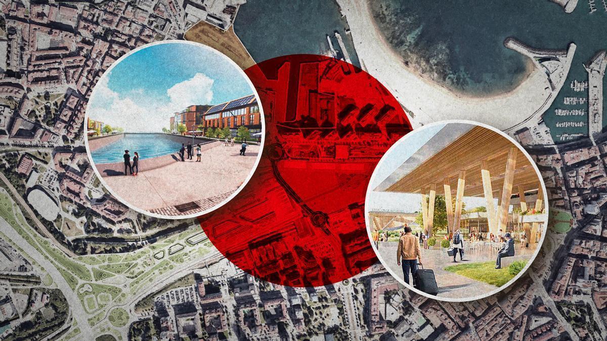 De la estación de tren a Naval: proyectos clave para crear &quot;un nuevo centro&quot; de Gijón