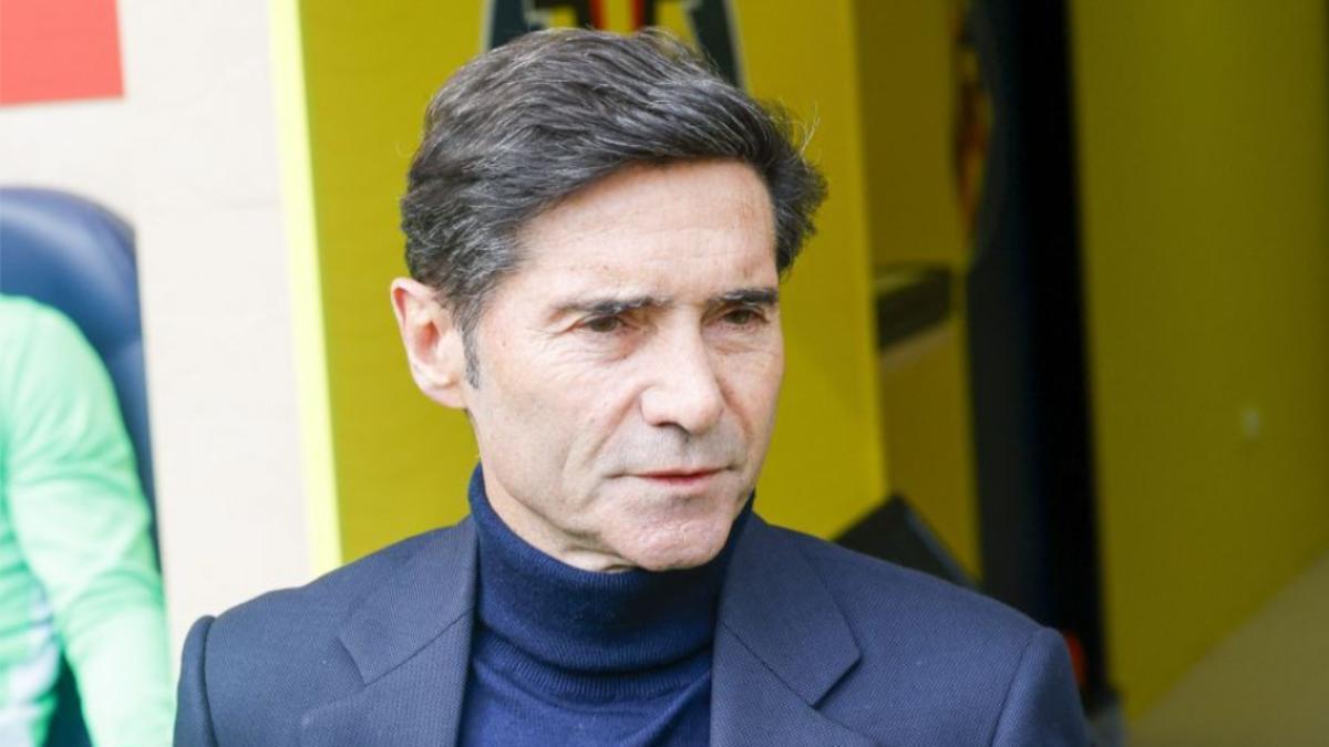 Marcelino García Toral, durante el encuentro ante el Elche en La Cerámica