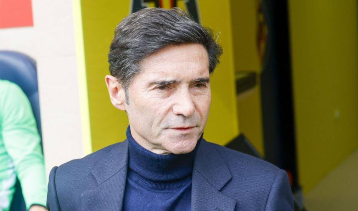 Marcelino García Toral, durante el encuentro ante el Elche en La Cerámica