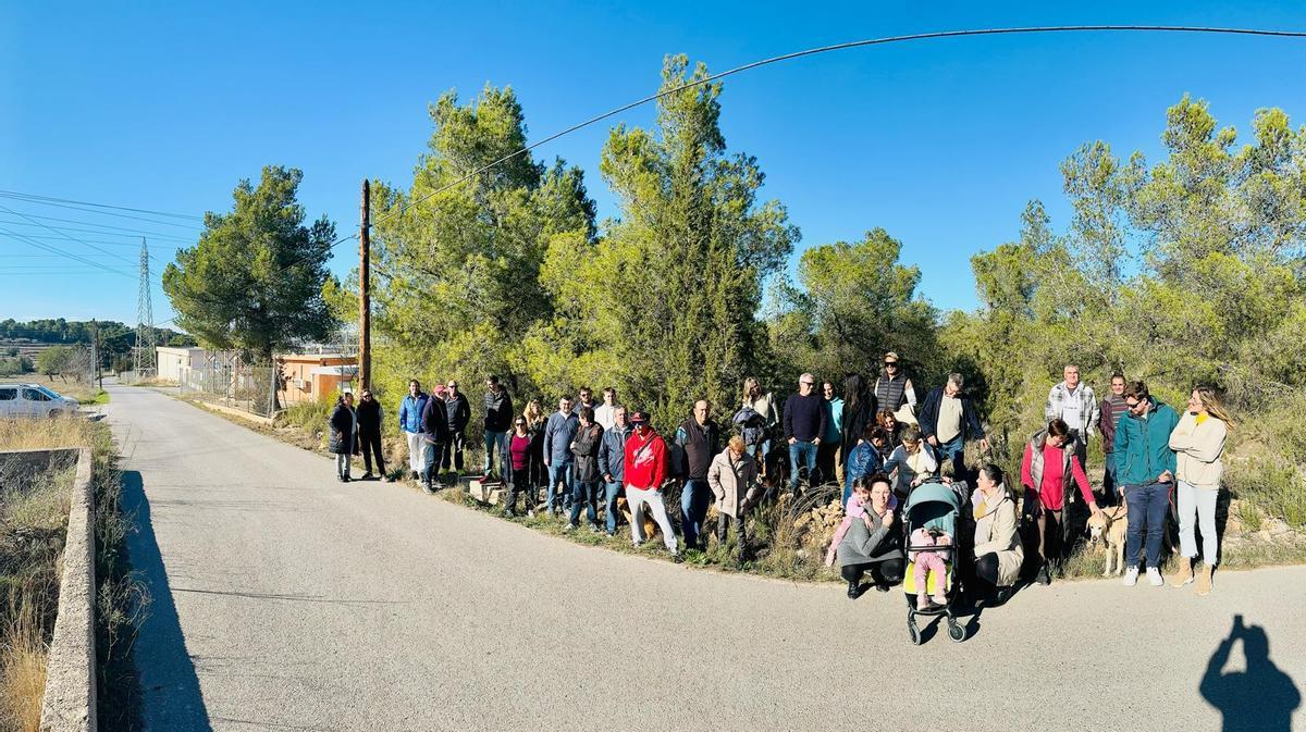 Los vecinos afectados por la ampliación de la subestación eléctrica de Benimussa.