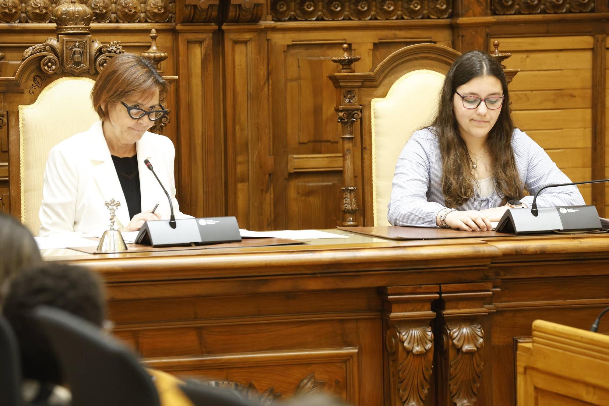 El Pleno del Consejo Municipal de Infancia y Adolescencia de Gijón, en imágenes