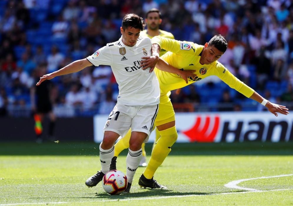 El Madrid se mide al Villarreal en el Bernabéu.