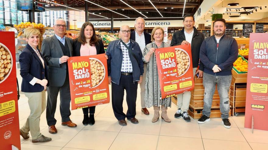 Presentación de la campaña ‘Mayo solidario’, promovida por Gadis.  | // LOC