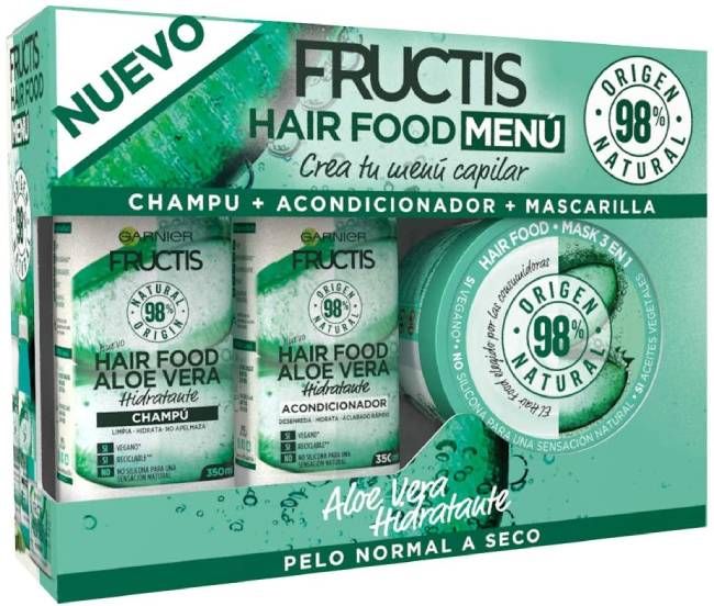 Línea Fructis Hair Food de aloe vera de Garnier
