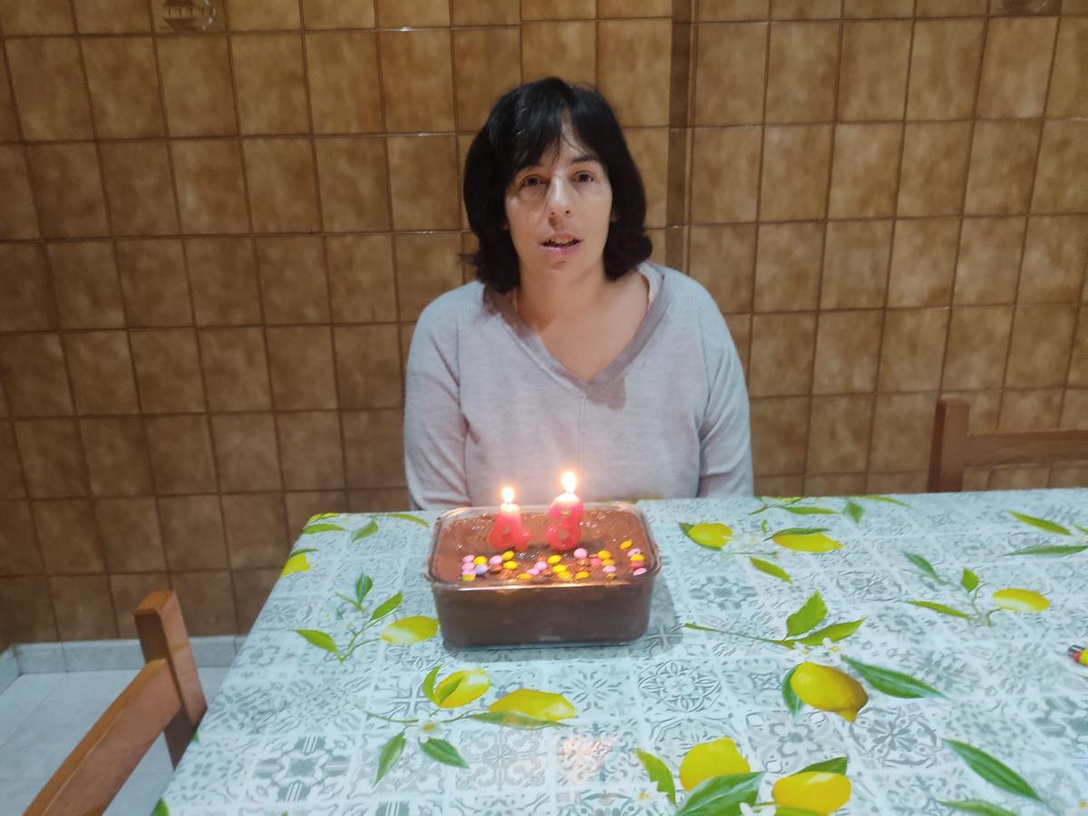 María celebrado su 43 cumpleaños este lunes