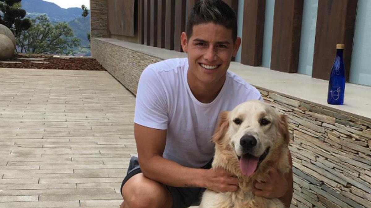 James Rodríguez está en Medellín