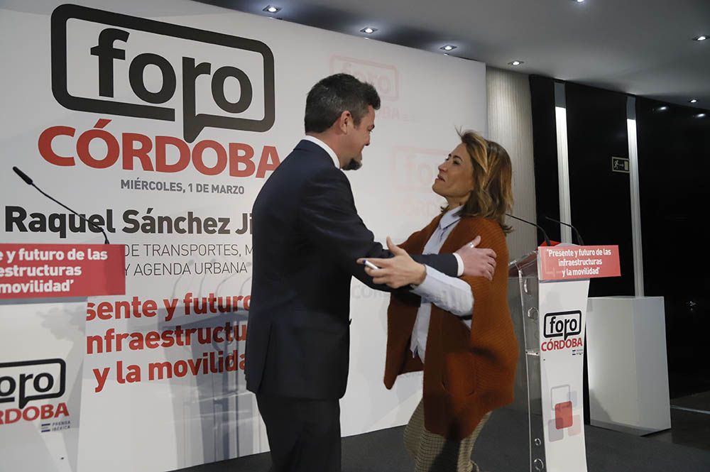 La ministra Raquel Sánchez en el Foro Córdoba