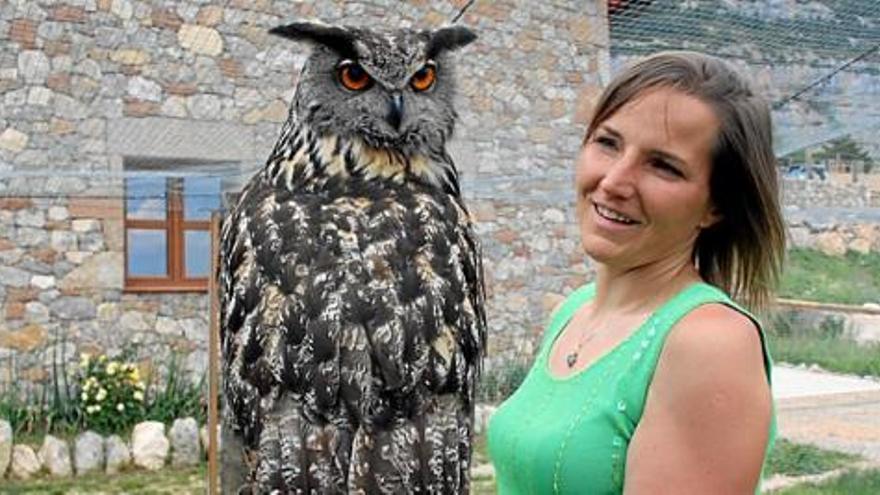 Vol de rapinyaires al Zoo del Pirineu d&#039;Odèn