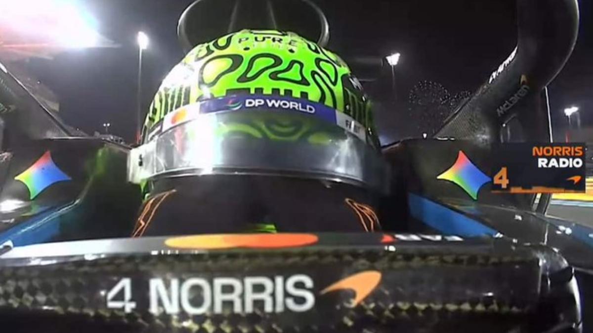 Norris, tras cruzar la meta como campeón