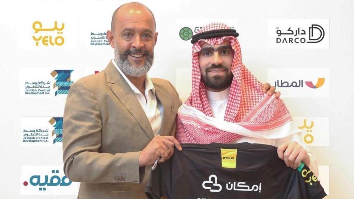 Nuno, en su presentación con el Al Ittihad