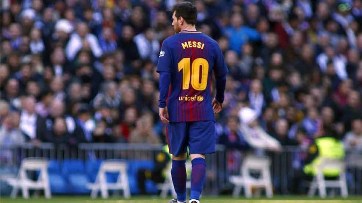 Messi anduvo 'preocupado' durante el Clásico