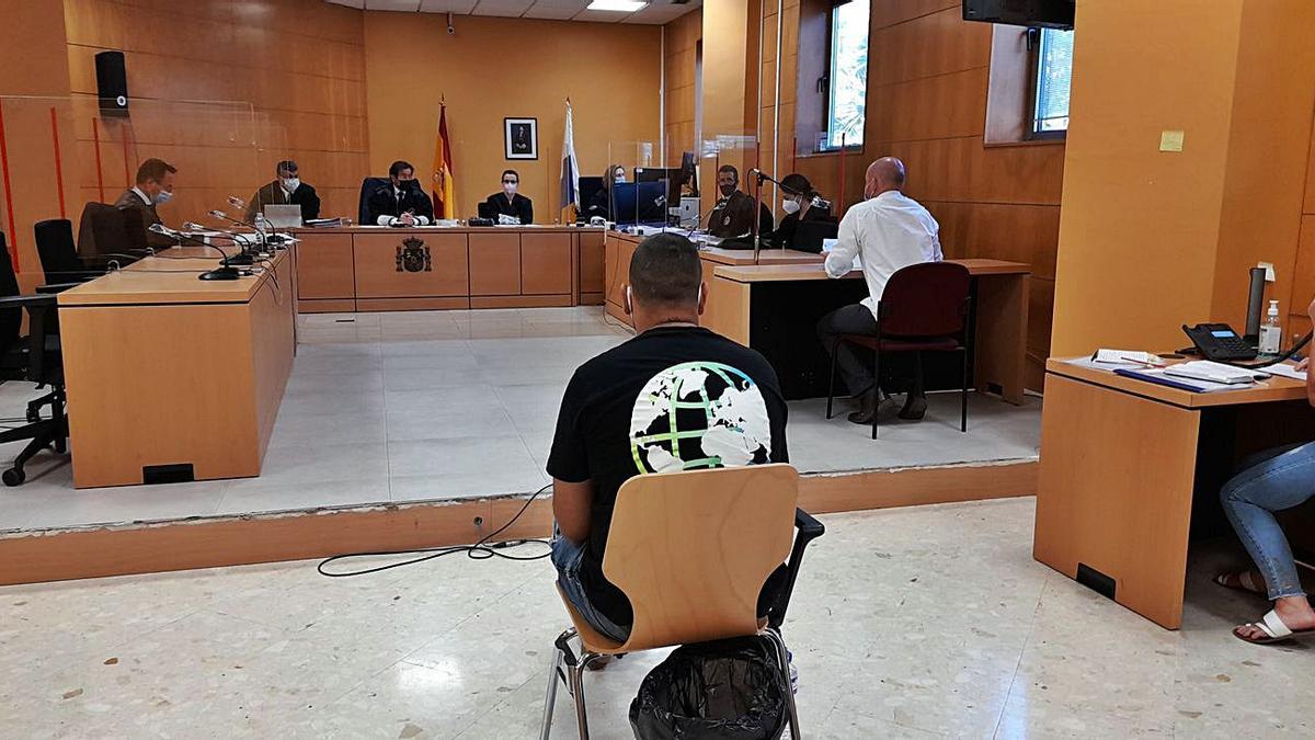 Juicio celebrado ayer por la Sección V de la Audiencia Provincial.