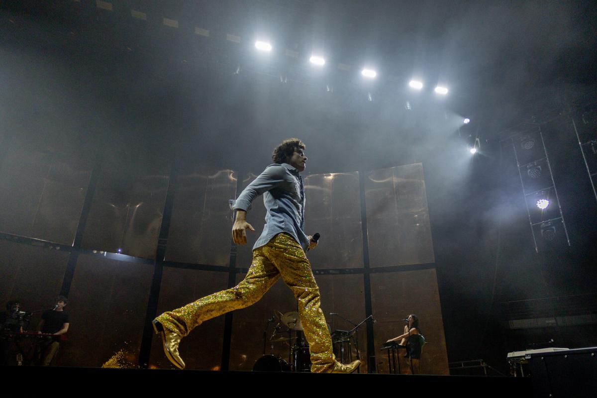 El artista Guitarricadelafuente durante una actuación en el Movistar Arena, a 2 de octubre de 2026