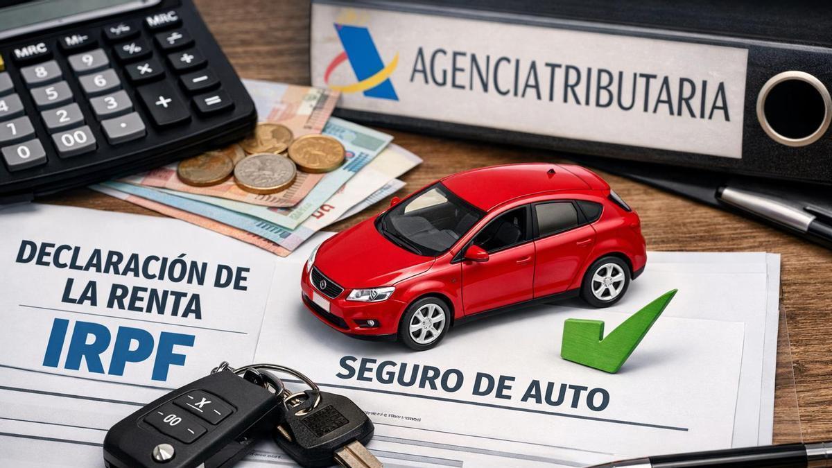¿Puedes desgravar el seguro del coche en la renta? Hacienda responde