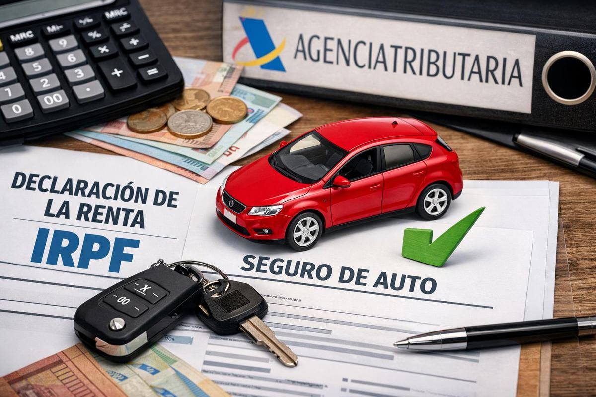¿Puedes desgravar el seguro del coche en la renta? Hacienda responde
