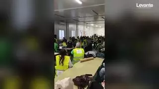 La protesta educativa aflora falta de personal en los institutos de la Vall d'Albaida