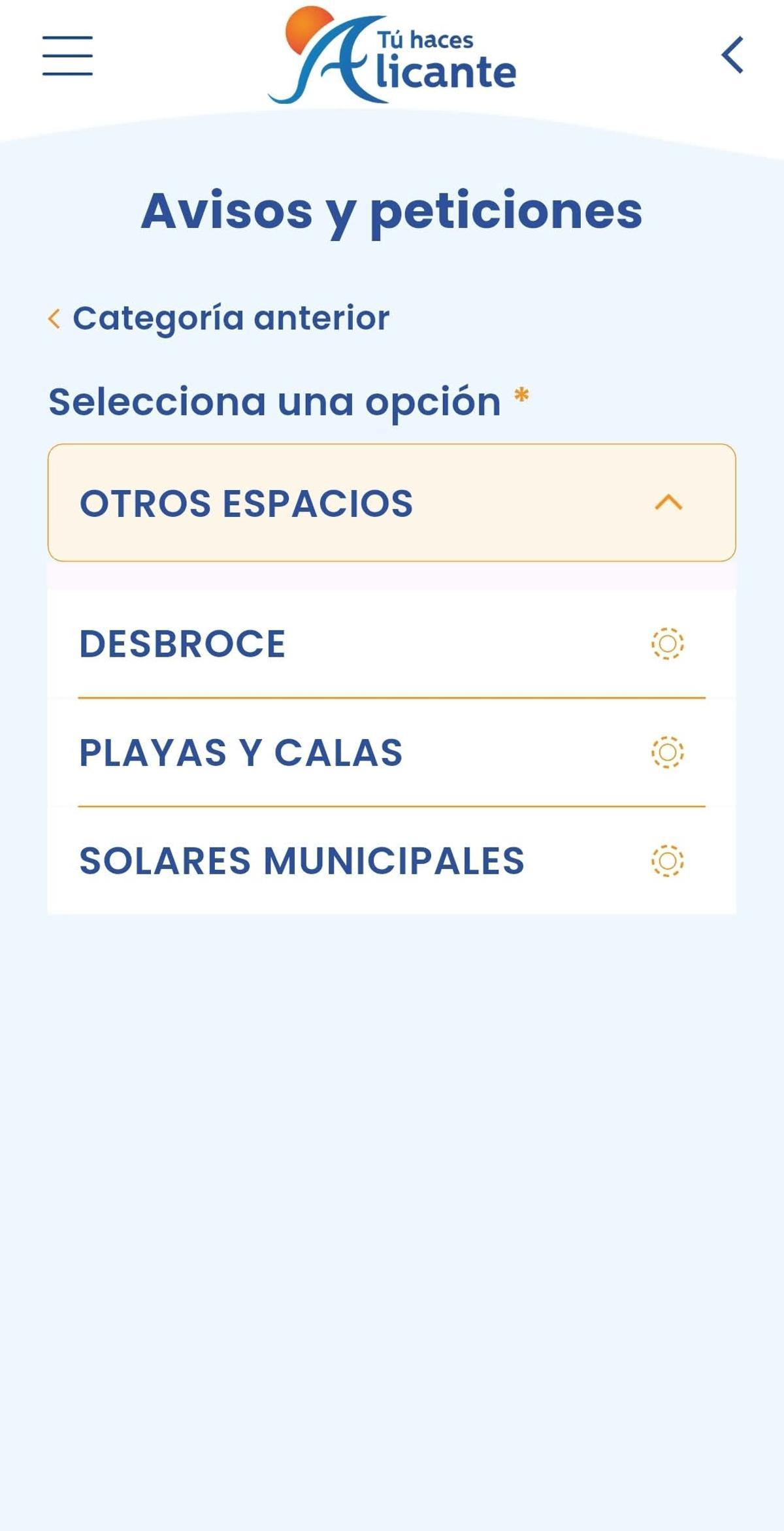 Así funciona el nuevo canal de incidencias de limpieza en la app "Tú Haces Alicante" Así funciona el nuevo canal de incidencias de limpieza en la app "Tú Haces Alicante"