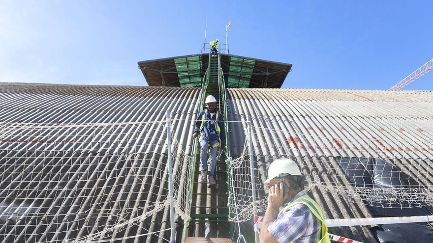 La Estación del Norte se prepara para la retirada de la megacubierta de amianto