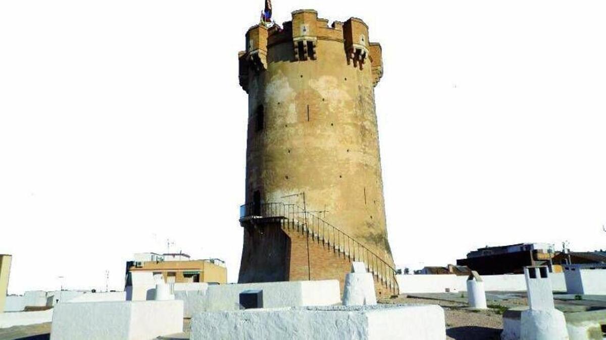 Torre de Paterna y cuevas circundantes