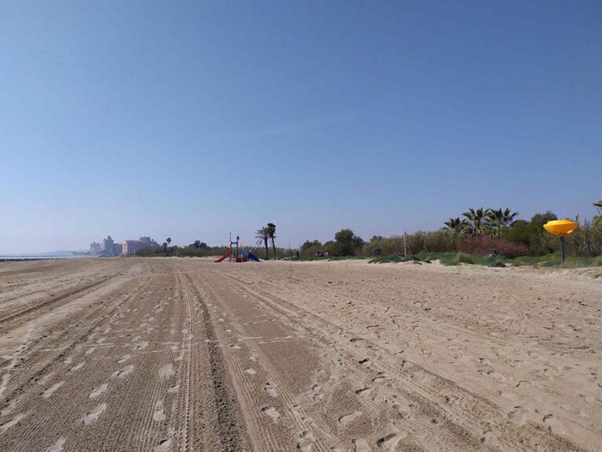 Playa de Meliana.