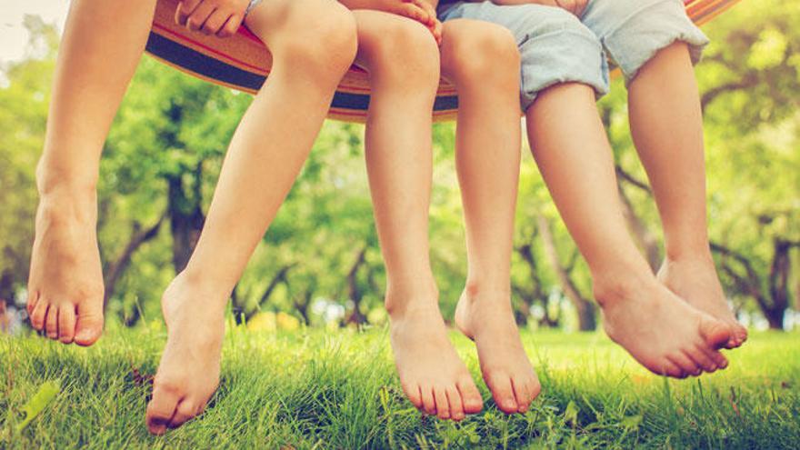 Los zapatos con ruedines pueden causar problemas en los pies de los niños.