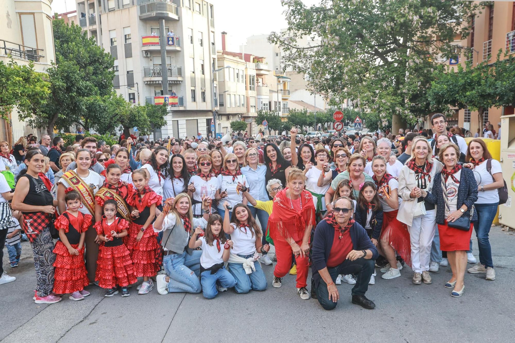 Así fue la procesión de la Virgen del Pilar en Callosa de Segura