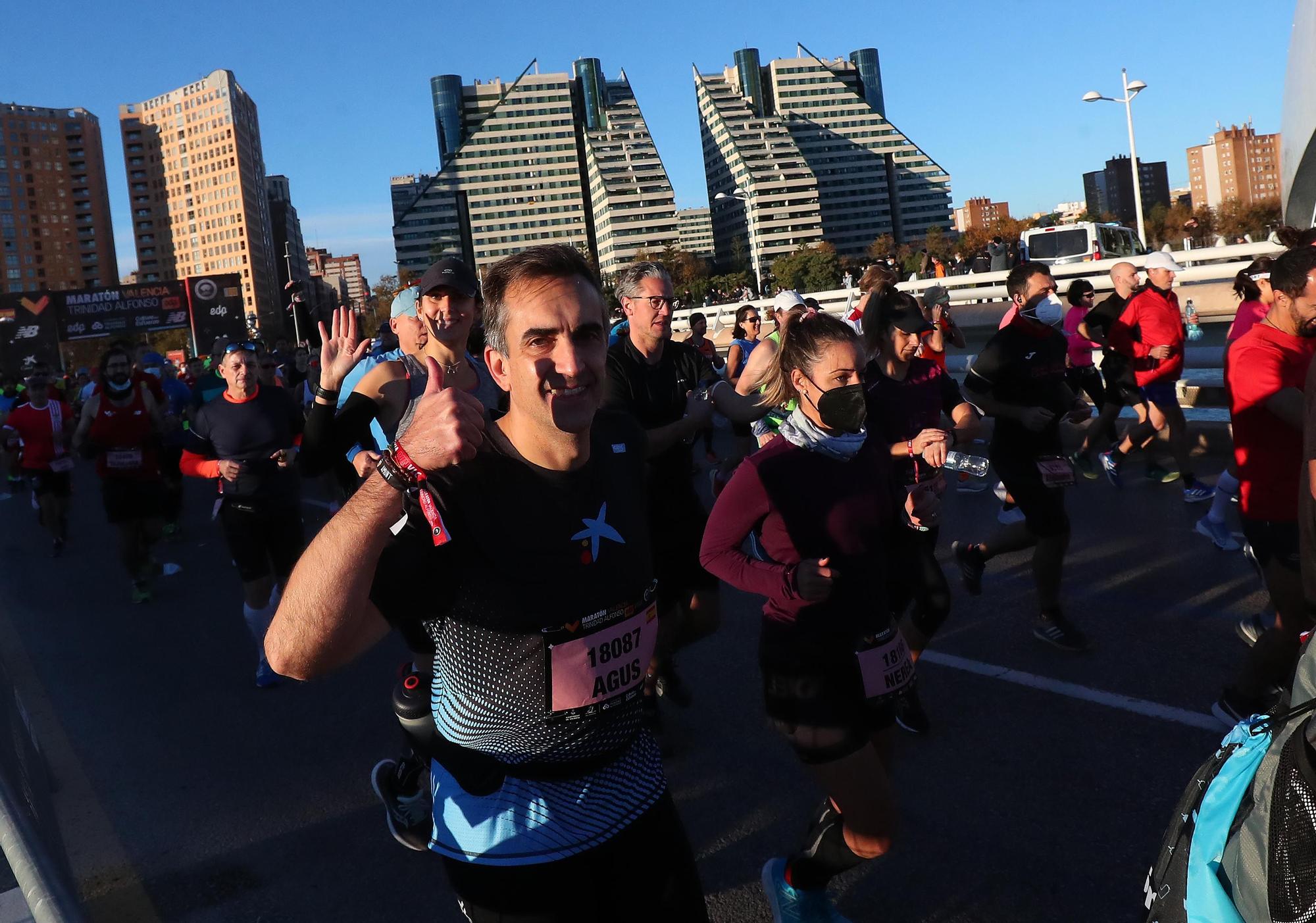 Salida del Maratón Valencia 2021