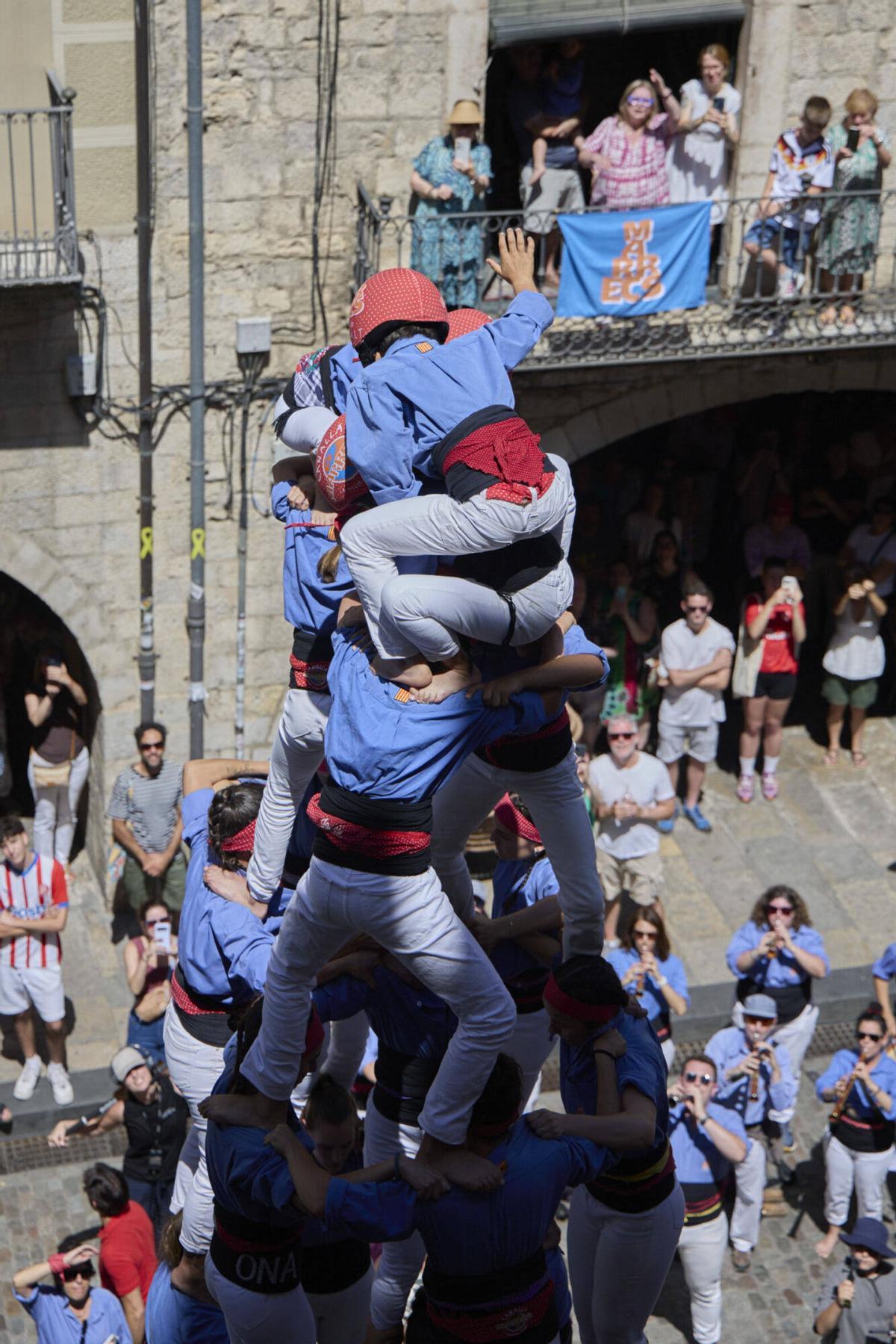 Les imatges de la jornada castellera per celebrar els 30 anys dels Marrecs de Salt