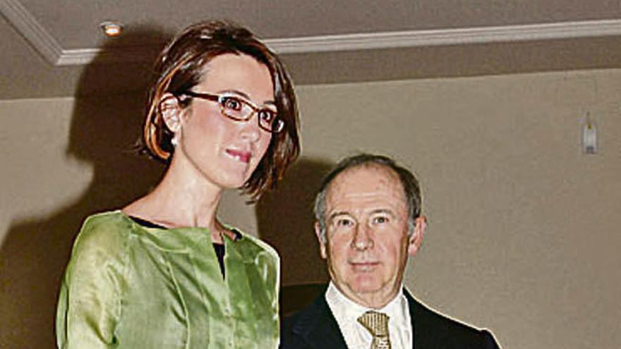 Rodrigo Rato y Alicia González.