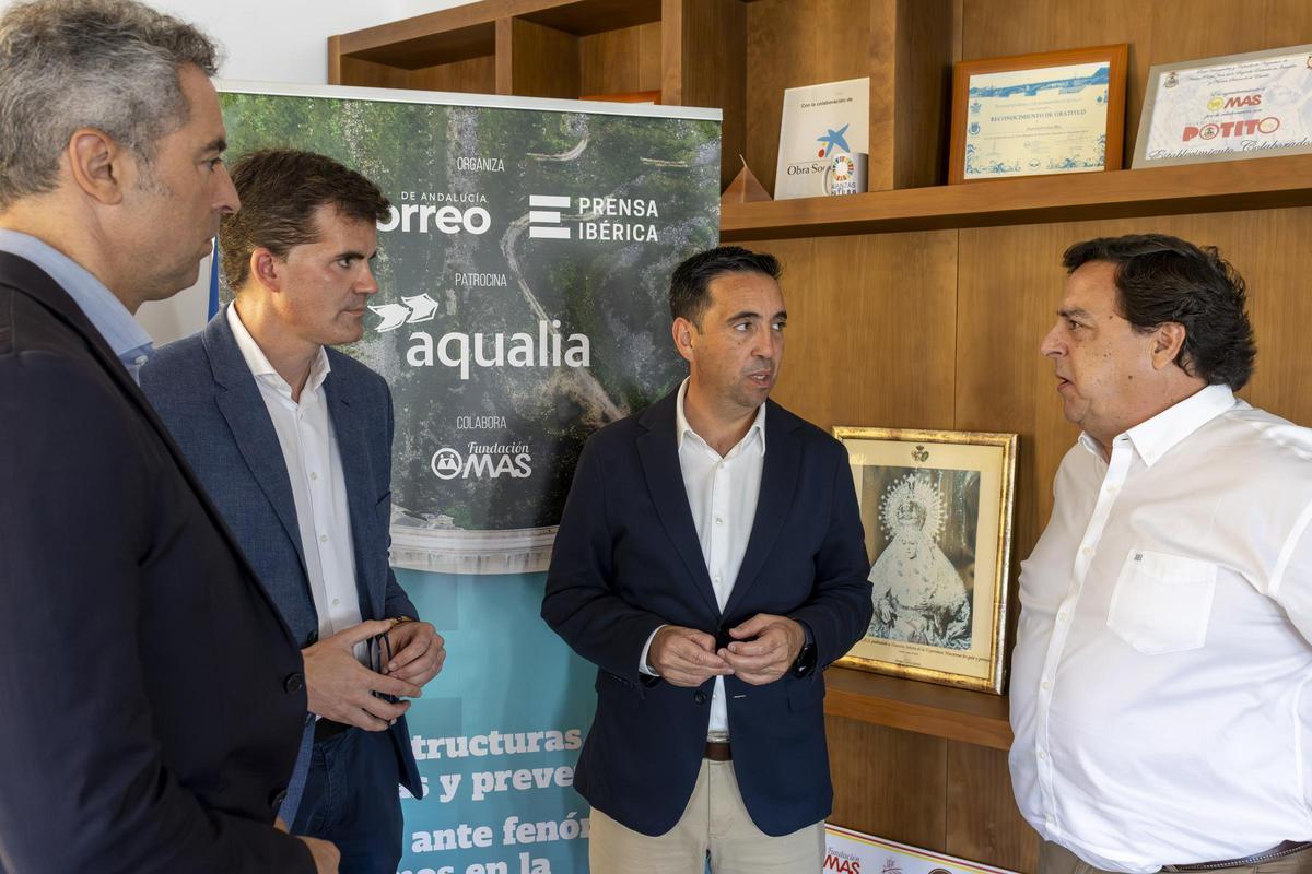 La mesa redonda patrocinada por Aqualia, "Infraestructuras hídricas y prevención: el reto ante fenómenos extremos en la provincia de Sevilla" en imágenes